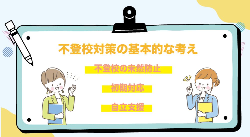 不登校対策の基本的な考え 