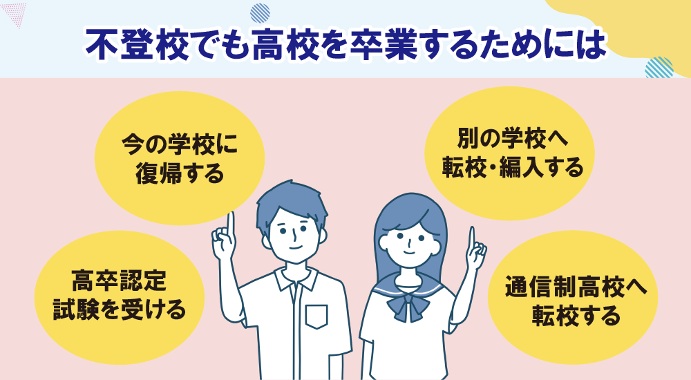 不登校でも高校を卒業するためには