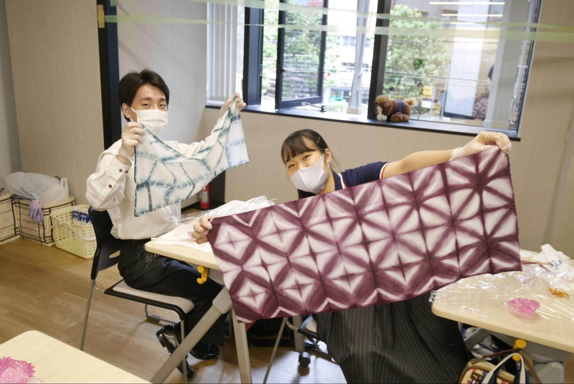 日本文化講座 「手ぬぐい染め体験」